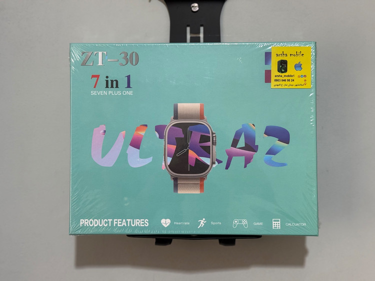 ساعت هوشمند zt 30 ultra دارای 7 بند کیفیت A+